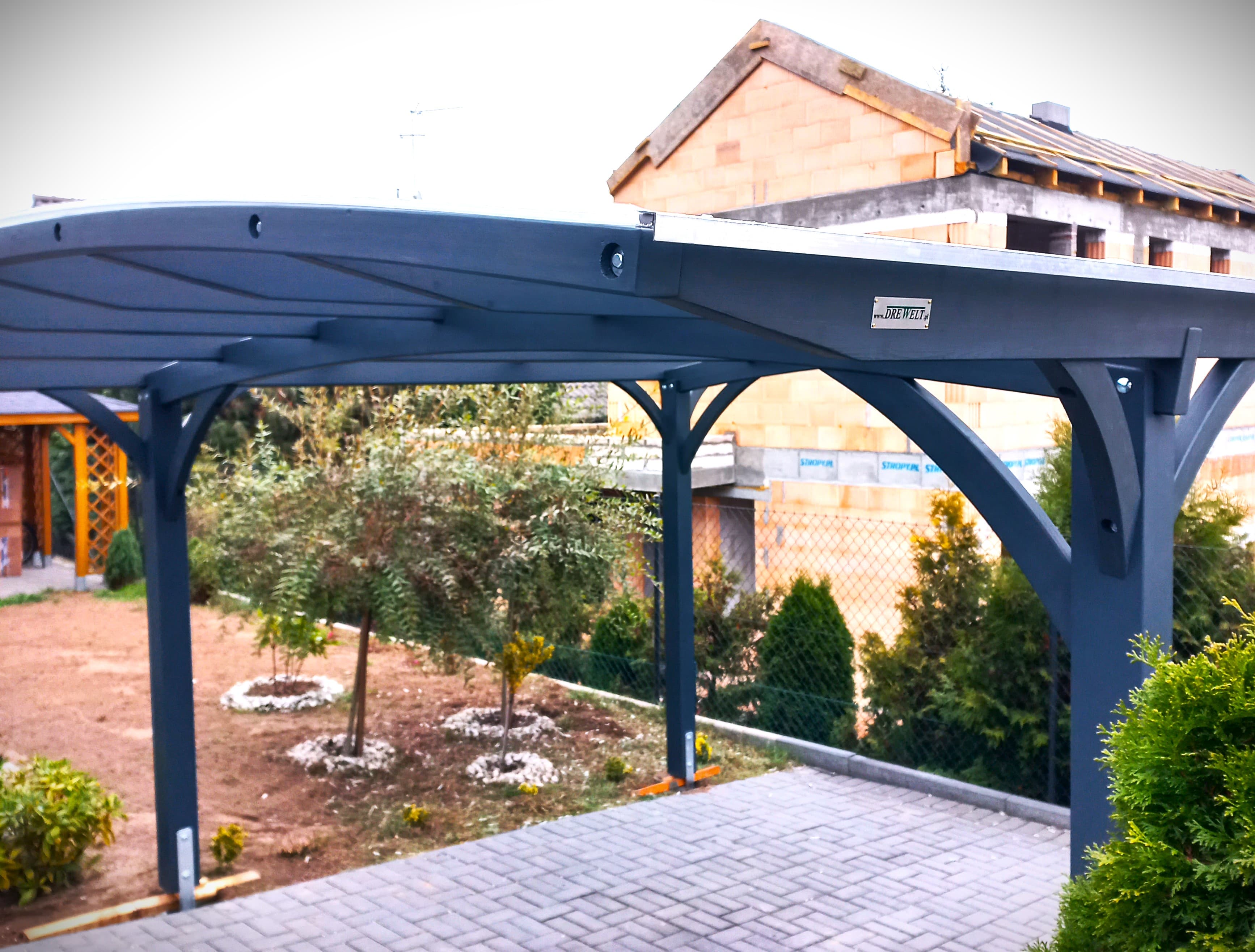 Zadaszenie tarasu na łukach