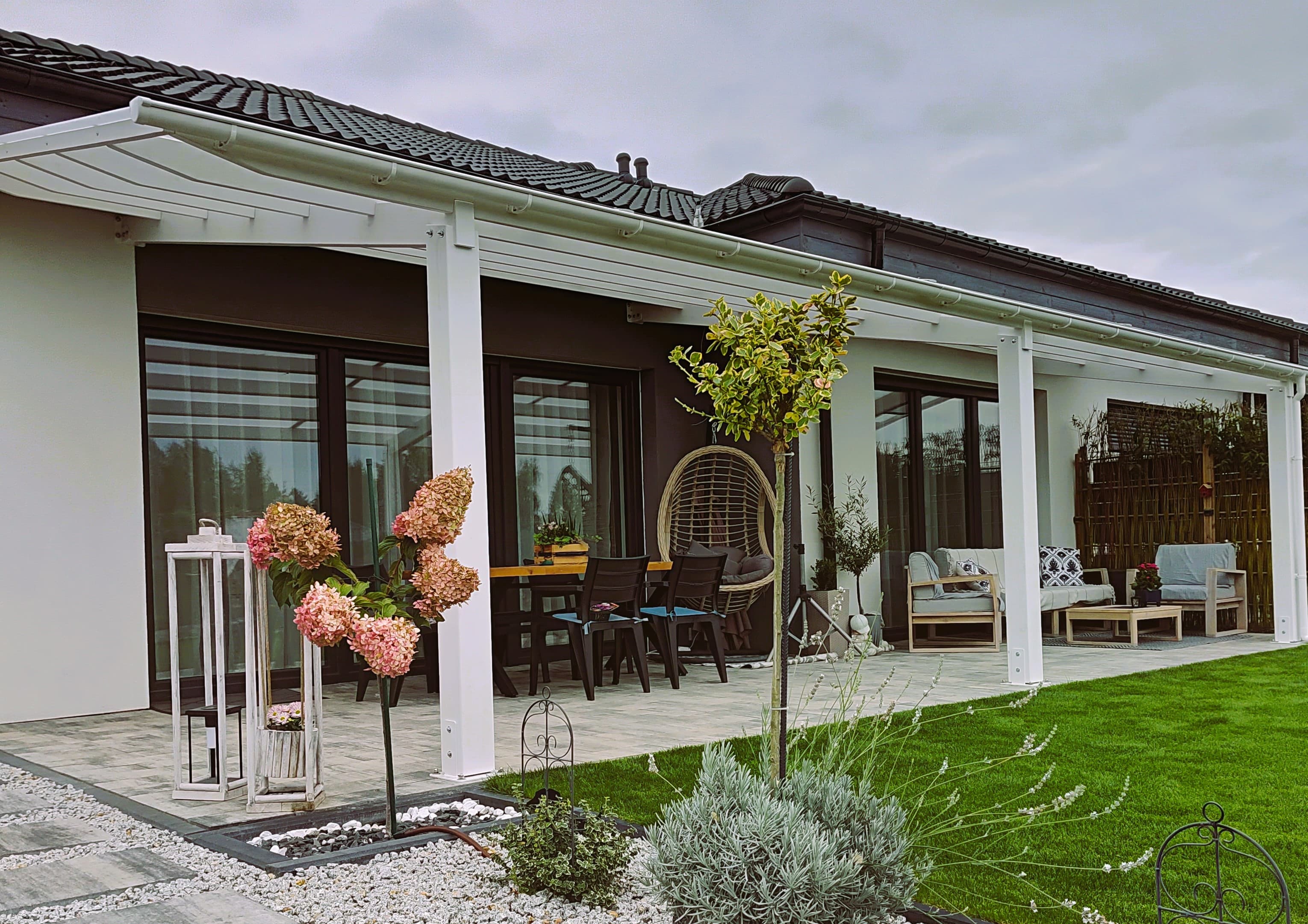 Zadaszenie tarasu na łukach